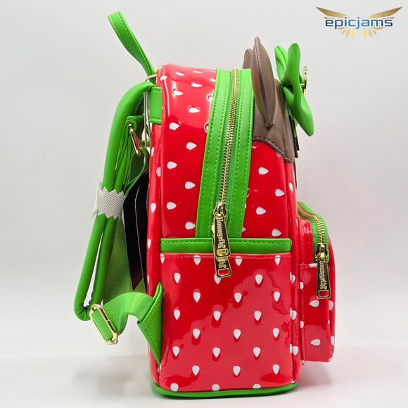 Loungefly Disney Minnie Mouse Chocolate Dipped Strawberry Ears Scented Backpack main image 4